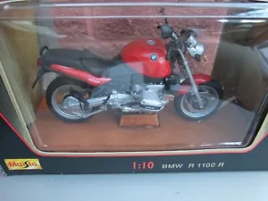 Maisto BMW R1100R - Scala 1/10 Rosso IN SCATOLA - Foto 1 di 2