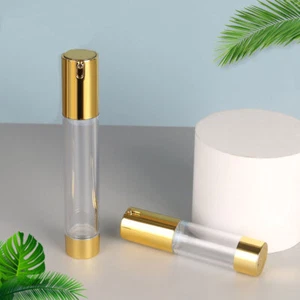 15 ml 30 ml oro 50 ml loción cosmética portátil bomba de vacío botellas sin aire - Imagen 1 de 4