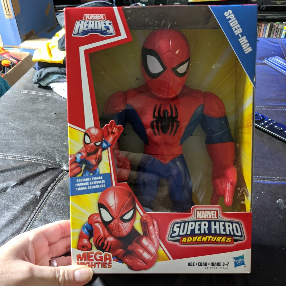 Figura Hasbro Playskool Mega Mighties Spider-Man Superhéroe Aventuras Foto 1 de 1