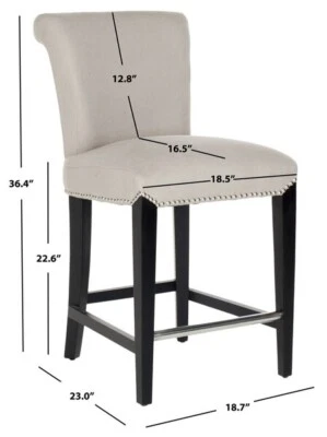 Safavieh SETH COUNTER STOOL, Reduced Price 2172749466 MCR4509B - Image 1 of 4