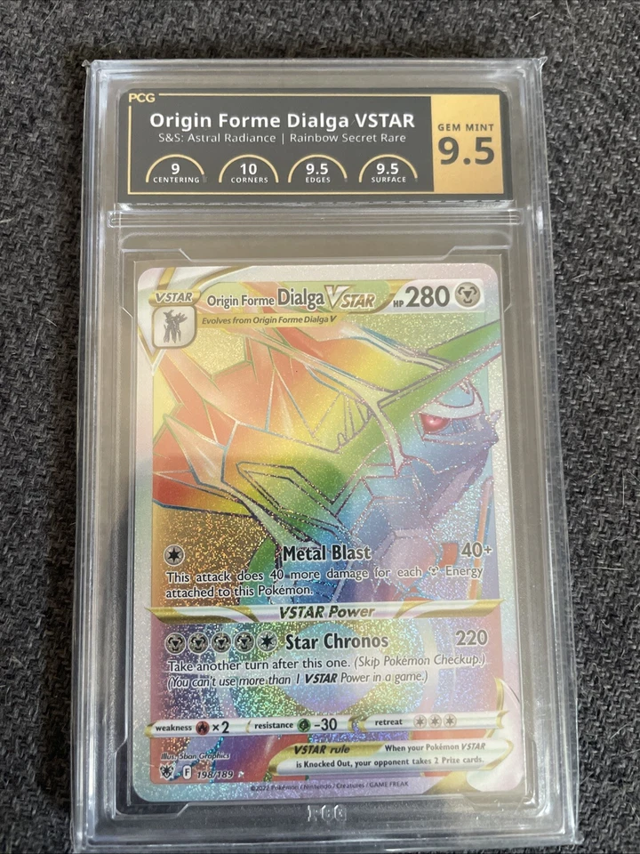 Origin Forme Dialga VSTAR - (Secret) 198/189 Swsh10: Astral Radiance Holo - Image 1 of 2