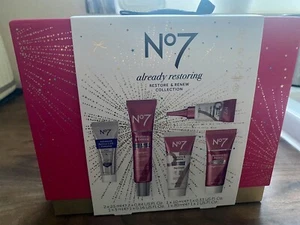 No7 Already Restoring Restore And Renew Collection Gift Set (RRP £75) - Picture 1 of 8