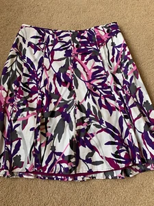 Ann Taylor Skirt Beautifully Lined Lilac Purple indigo U.K. 10 - Picture 1 of 9
