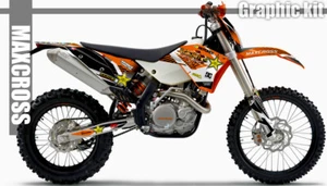 MAXCROSS GRAPHIC KIT FOR EXC XCW SX SXF four stroke and two stroke ENDURO MX RC2 - Picture 1 of 3