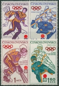 Checoslovaquia 1972 Juegos Olímpicos de Invierno Sapporo 2050/53 sin usar - Imagen 1 de 1