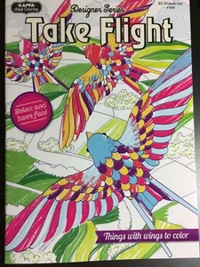 KAPPA ADULT COLORING BOOK, TAKE FLIGHT, THINGS WITH WINGS FUN BIRDS TO COLOR! - Imagen 1 de 2