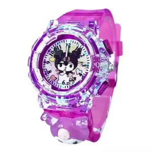 Anime Led Luminous Watches Kawaii Children Watch Kids Birthday Kids Gifts D - Foto 1 di 1