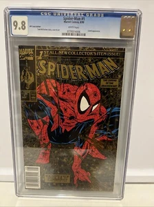 Spider-Man #1 Marvel Comics 1990 UPC Gold Edition Todd McFarlane CGC 9.8 - Bild 1 von 9