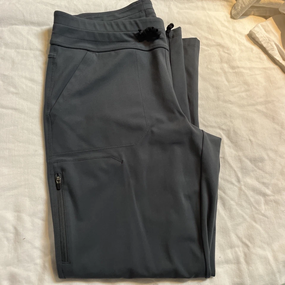 Calça Royal Robbins feminina S cinza reta esportes ao ar livre 036 - Imagem 1 de 4