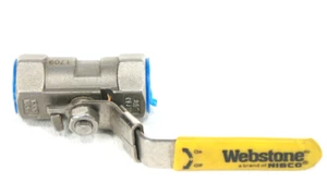 Webstone 3/8" NPT 304 Stainless Steel Ball Valve 1000PSI Quality - Picture 1 of 2