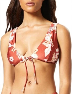 Somedays Lovin Golden Blooms Tie Front Floral Top Size XS $49.95 - Picture 1 of 3
