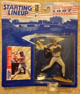 Starting Lineup Andruw Jones Atlanta Braves Figure, 10th Year 1997 Edition - Picture 1 of 8