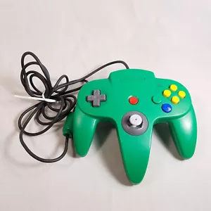 Nintendo N64 Original Authentisch Original-Zubehör-Hersteller grüner Controller GARANTIERT! Stick 7/10 - Bild 1 von 5