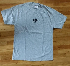 Vintage 90s Blue Man Group Band Gray Hanes Beefy Tee T-Shirt Herren Size L - Bild 1 von 6