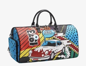 Porsche X Sprayground Duffle Bag Limited Edition Holdall Comic Weekend Official - Picture 1 of 24