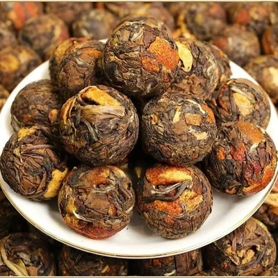 250 г белого чая фаршированный мандарин оранжевый фудинг Chenpi Bai Cha состаренный Shou Mei - Изображение 1 из 4