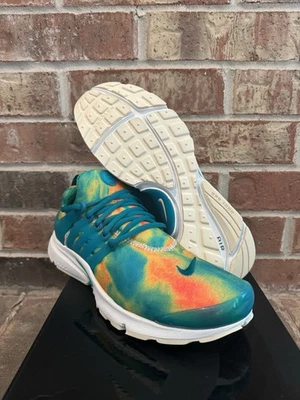 New 10 Nike Air Presto Spruce Green Tie-Dye Orange Pearl White CT3550-200 Men's - Image 1 of 4