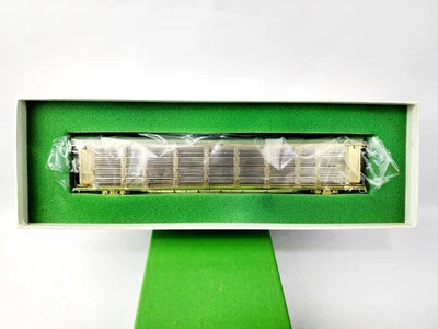 OVERLAND MODELS BRASS BI-LEVEL AUTO RACK OMI-1323 HO BEAUTIFUL #111 - Image 1 of 4