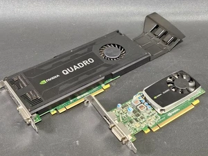 Nvidia Quadro 600 & Quadro K4000 Video Card Set - Picture 1 of 11