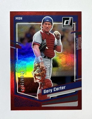 2023 Donruss Baseball #191 Gary Carter Red Holo/2023 - Image 1 of 4