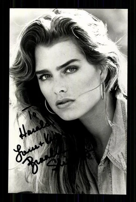 Brooke Shields Amerikanische Schauspielerin Original Signiert + G 49658 - Bild 1 von 2