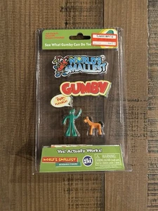 World's Smallest GUMBY & POKEY Set horse figures Toy Doll Mini Miniature NEW - Picture 1 of 2