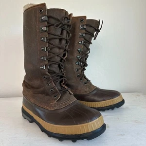 Sorel Stiefel Herren 11 braun Leder Maverick groß Schnee wasserdicht isoliert Jagd - Bild 1 von 13