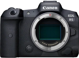 Canon EOS R5 45.0MP Spiegellose Kamera - Schwarz (Nur Gehäuse) - Bild 1 von 6