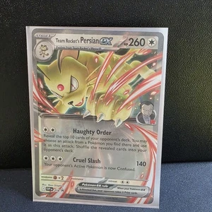 Team Rocket’s Persian ex SVP 218 Pokémon Black Star Promo Destined Rivals - Picture 1 of 2