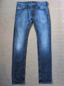 Diesel Thavar  Slim Skinny Men's Jeans W32 L32 - Navy Blue - good Condition  - Picture 1 of 16