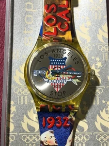 Uhr SWATCH Stop LOS ANGELES 1932 (SSZ100)-NEU/NOS-USA-Olympia-SUPER RABATT %%% - Picture 1 of 4