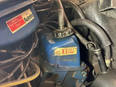 1971  351-4V ENGINE - MANUAL  TOTAL OF 4 STICKERS  - INCLUDING REDRAW - Image 1 of 2