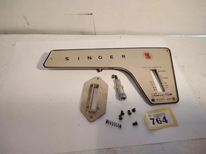 SINGER 239 FASHION MATE STICHLÄNGENHEBEL UND BEFESTIGUNGEN MIT SEITENPLATTE 1959 - Bild 1 von 4