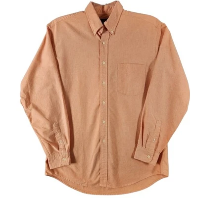 J Crew Flex Oxford Shirt Mens 15-15.5/34 Peach Light Orange L/S Button Up Preppy - Image 1 of 4