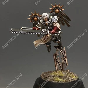 Warhammer 40K PRO-PAINTED Adepta Sororitas Canoness With Jump Pack Gallery - Bild 1 von 7
