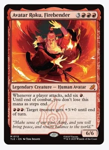 1x - Avatar Roku, Firebender - #112 - Avatar: Eternal - NM MTG - Picture 1 of 1