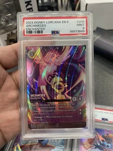 Disney Lorcana 2024 #208 "Archimedes - Enchanted" - PSA 9 - MINT - Picture 1 of 2