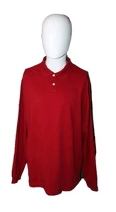 ROUNDTREE & YORKE Men's XLT Red Polo Shirt Classic Fit Short Sleeve Cotton - Picture 1 of 6