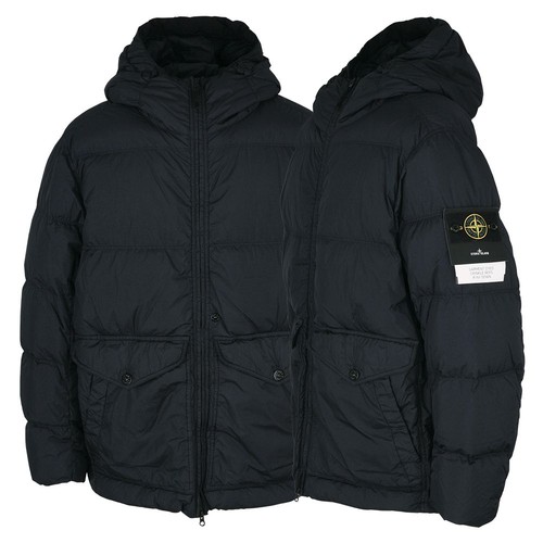 Giacca imbottita Stone Island tinta in capo stropicciata V0020 127142062