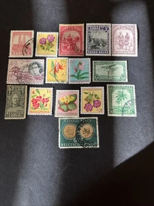 15 vecchi francobolli Belgio Congo M/U - Lotto A-80858 - Foto 1 di 1