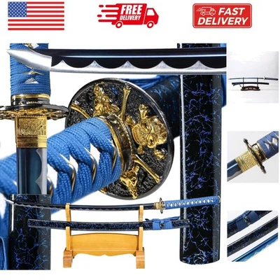 Katana Real - Espada Samurai Japonesa, Presente Exclusivo para Homens - Full Tang High Ca... - Imagem 1 de 4