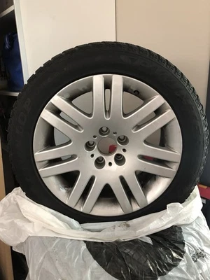 BMW 7-Series OEM 18” Alloy Wheel 8Jx18H2 w/ Dunlop Winter Tire 2002–2008 - Image 1 of 4