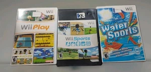Wii SPORTS (2006) Wii Water Sports, Wii Play W/Manuals READ DESCRIPTION UNTESTED - Bild 1 von 11