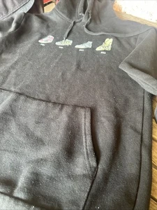 Brother Merle Felpa con Cappuccio Uomo N Skateboard Nero Scarpa Evoluzione Pullover Canguro - Foto 1 di 6