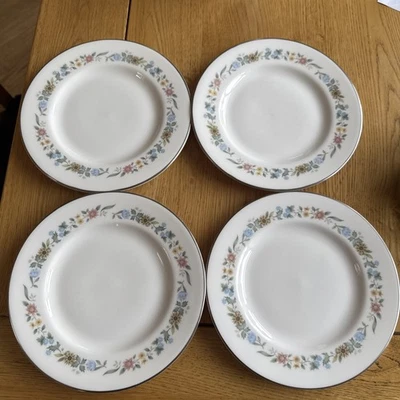 Royal Doulton  Pastorale Side Plate Plates x 4 6.5” diameter  - Image 1 of 4