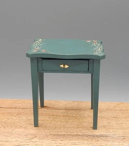 OOAK JOAB Hand Painted Pennsylvania Dutch Table Dollhouse Miniature 1:12 - Picture 1 of 18