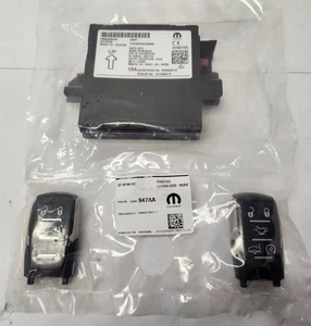 OEM Wireless Control Key Fobs W/ Module Receiver  2019-2024 Ram 1500 68583947AA - Picture 1 of 6