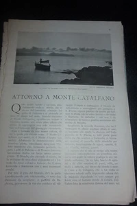 *VECCHIO ARTICOLO : ATTORNO A MONTE CATALFANO 1929 - Imagen 1 de 1