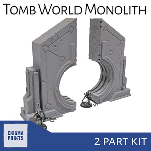 Tomb World Monolith - 28mm Necron 3D Printed Terrain for Tabletop Wargaming - Picture 1 of 7