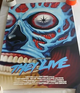 Poster film NYCC 2019 "They Live" variante stampa 24x36 - Foto 1 di 3